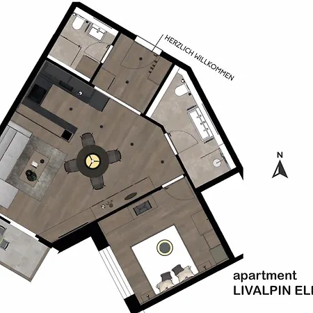 Апартаменти Livalpin Elegant Гарміш-Партенкірхен